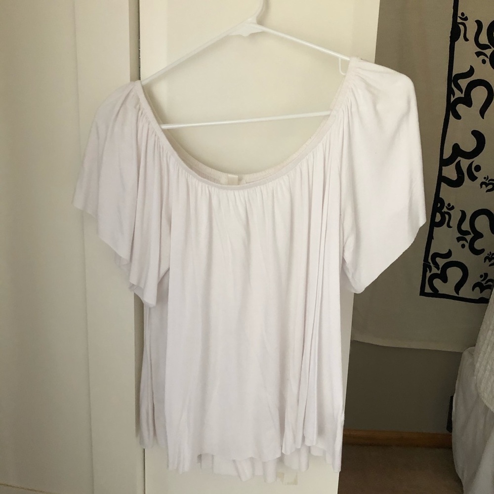 Off the shoulder shirt
